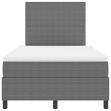 Boxspringbed met Matras Lichtgrijs Klein Tweepersoons Corduroy Stof