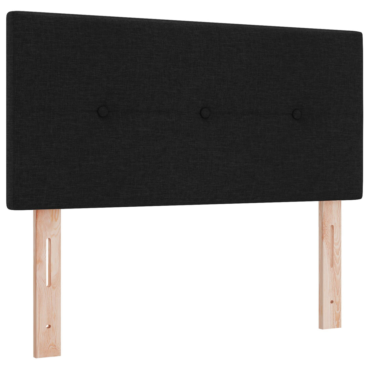 Boxspring Bed met Matras Zwart 90x190 cm Stof