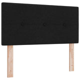 Boxspring Bed met Matras Zwart 90x190 cm Stof