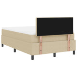 Boxspringbed met Matras Licht Groen Grijs Klein Dubbel Corduroy Stof