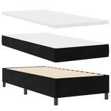 Boxspring Bed met Matras Zwart 80x200 cm Velvet