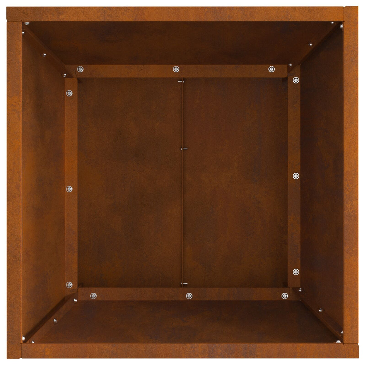 Vierkante Vuurkorf 40x40x30 cm Verweerd Staal