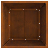 Vierkante Vuurkorf 40x40x30 cm Verweerd Staal