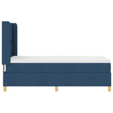 Boxspringbed met Matras Blauw 80x200 cm Stof