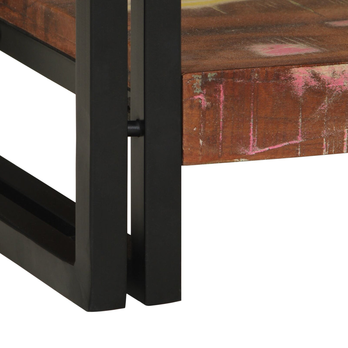 Console Tafel Meerkleurig 120x33x75 cm Massief Hout Gerecycled