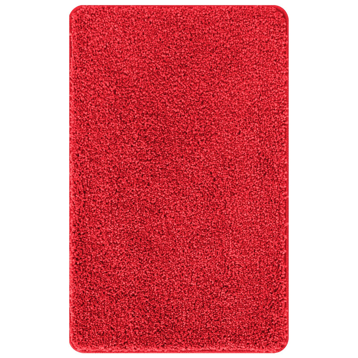 2 Delige Badmat Set Rood Polypropeen Antislip