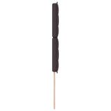 LED Hoofdbord Donkerbruin 100 cm Stof
