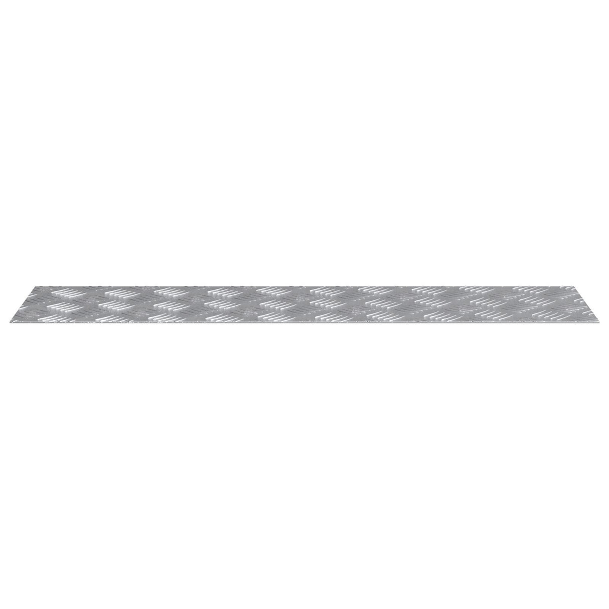 Aluminium Checker Platen 4 stuks Anti-Slip 80x20 cm