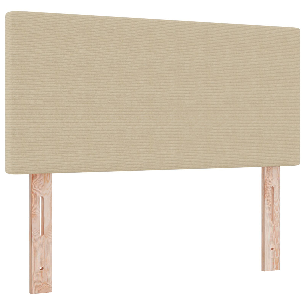Boxspring Bed met Matras Lichtgroen Grijs Eenpersoons Corduroy Stof