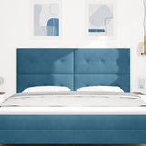 Hoofdbord Knop Tufted Donkerblauw 180 cm Fluweel