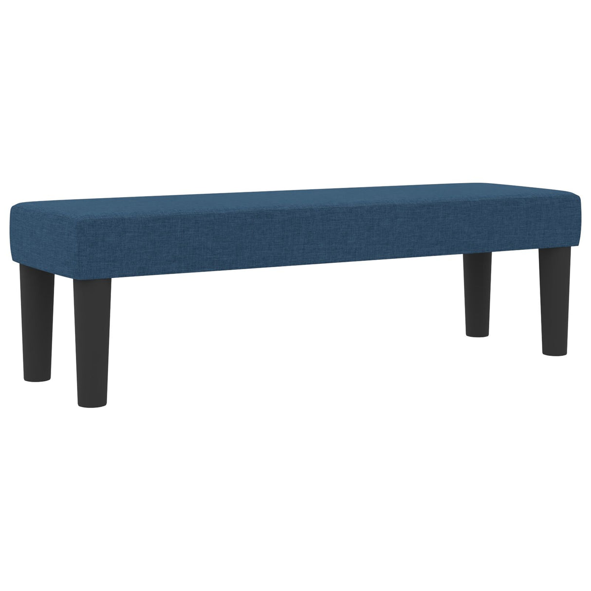 Boxspringbed met Matras & Bank Blauw 120x190 cm Stof