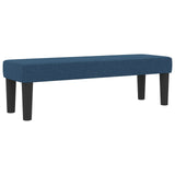Boxspringbed met Matras & Bank Blauw 120x190 cm Stof