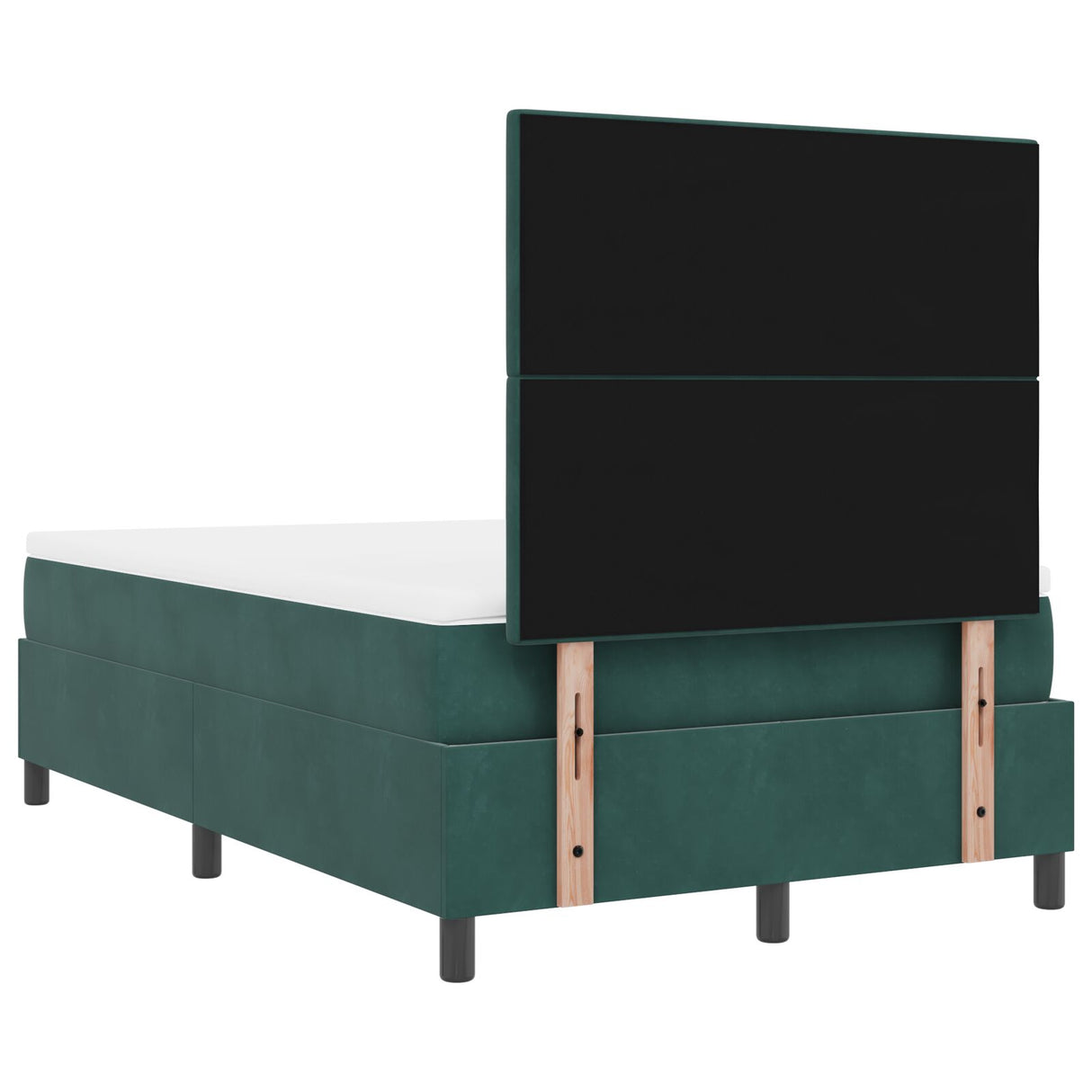 Boxspringbed met Matras Donkergroen Klein Dubbel Velvet