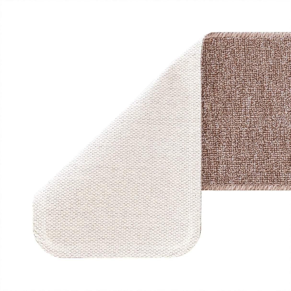 Trapmatten met latex rug Lichtbruin 25x60 cm