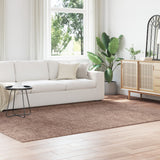 Schapenvacht Tapijt met Latex Onderkant Bruin 200x290 cm
