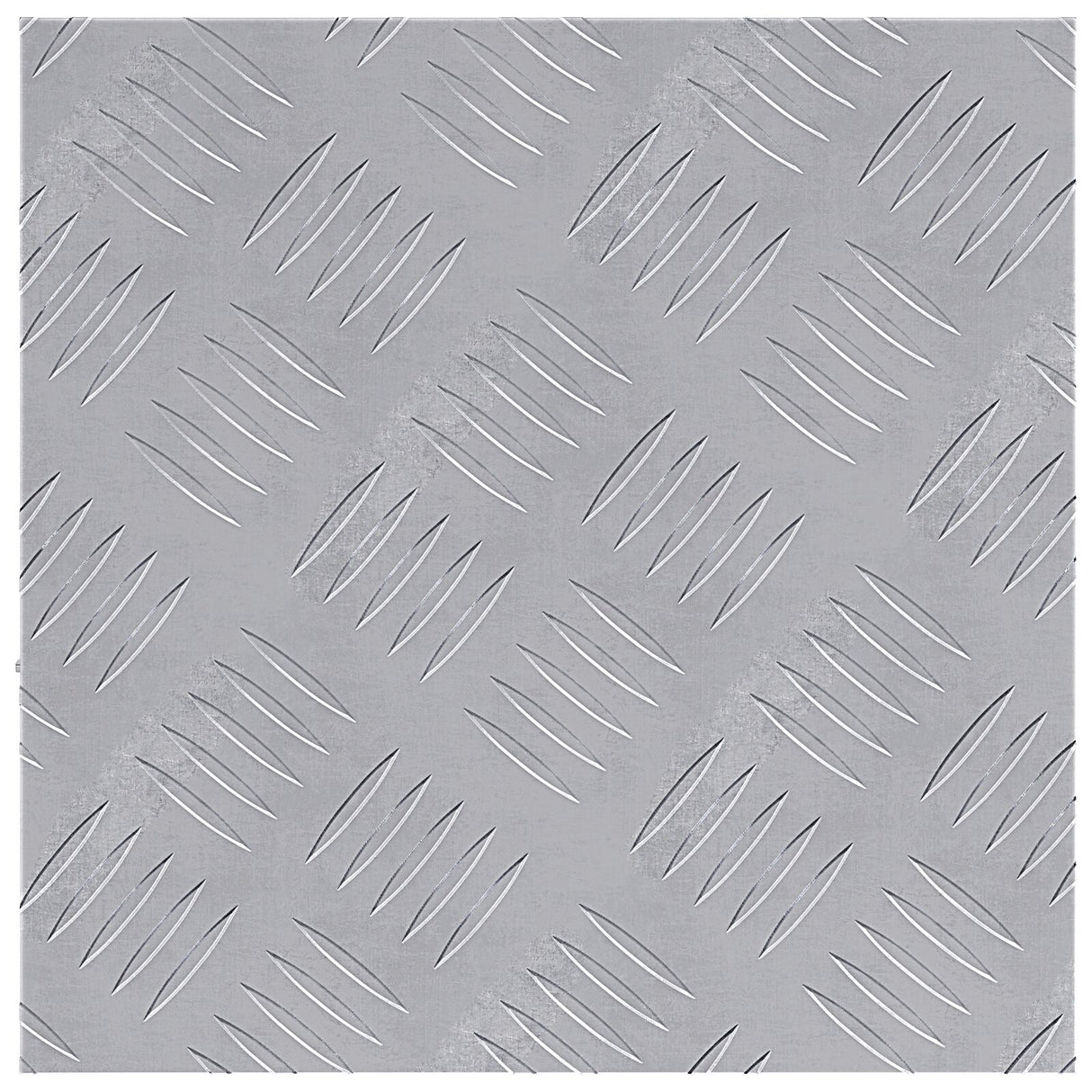 Aluminium Checker Platen 4 stuks Anti-Slip 30x30 cm