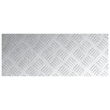 Aluminium Checkerpunt 4 stuks Antislip 50x20 cm