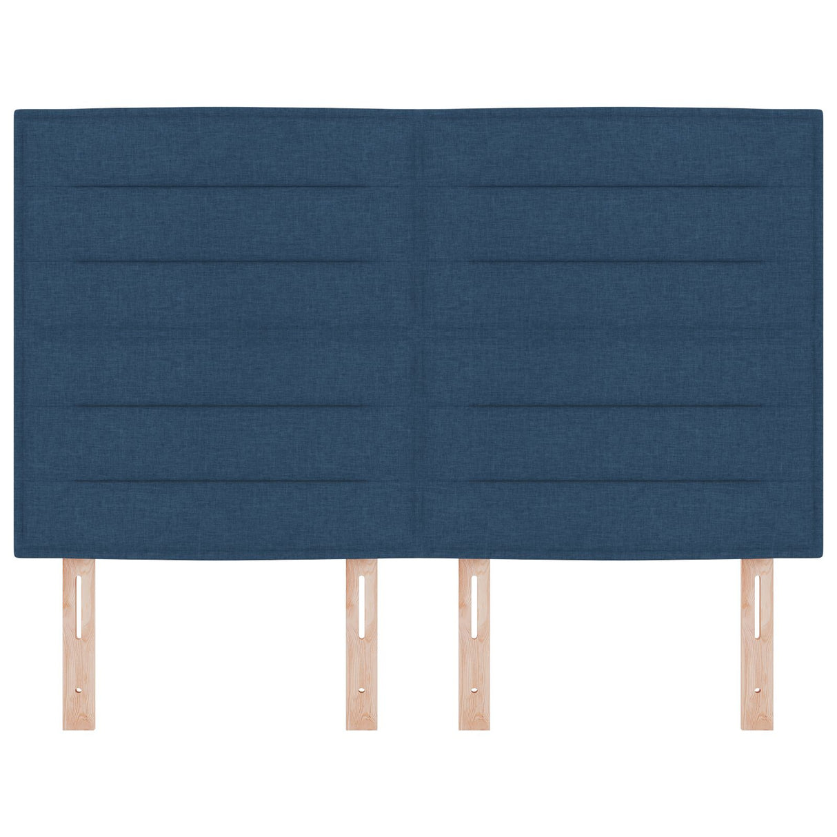 LED Hoofdbord Lijnen Ontwerp Blauw 80 cm Stof