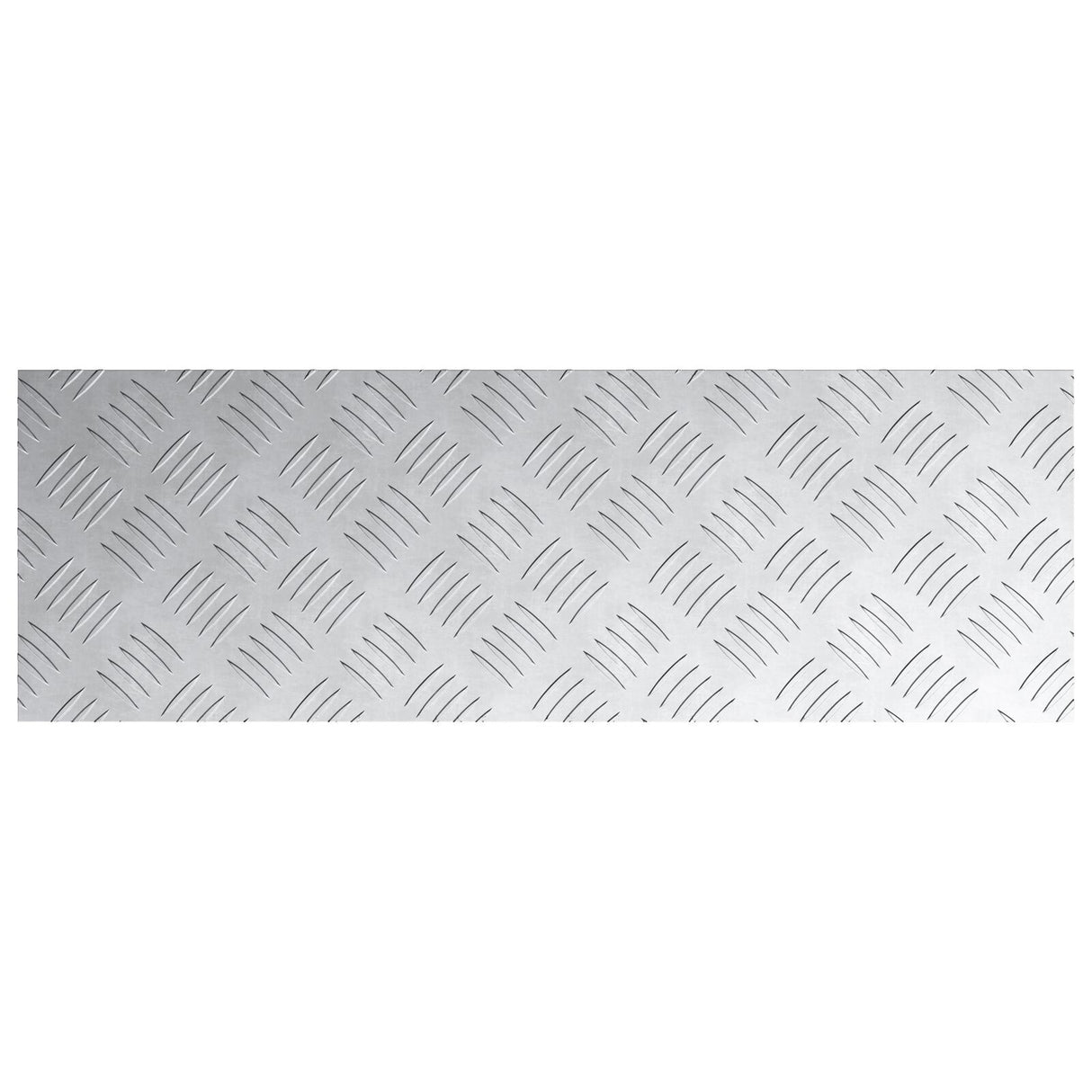 Aluminium Checker Plates 4 stuks Antislip 75x25 cm