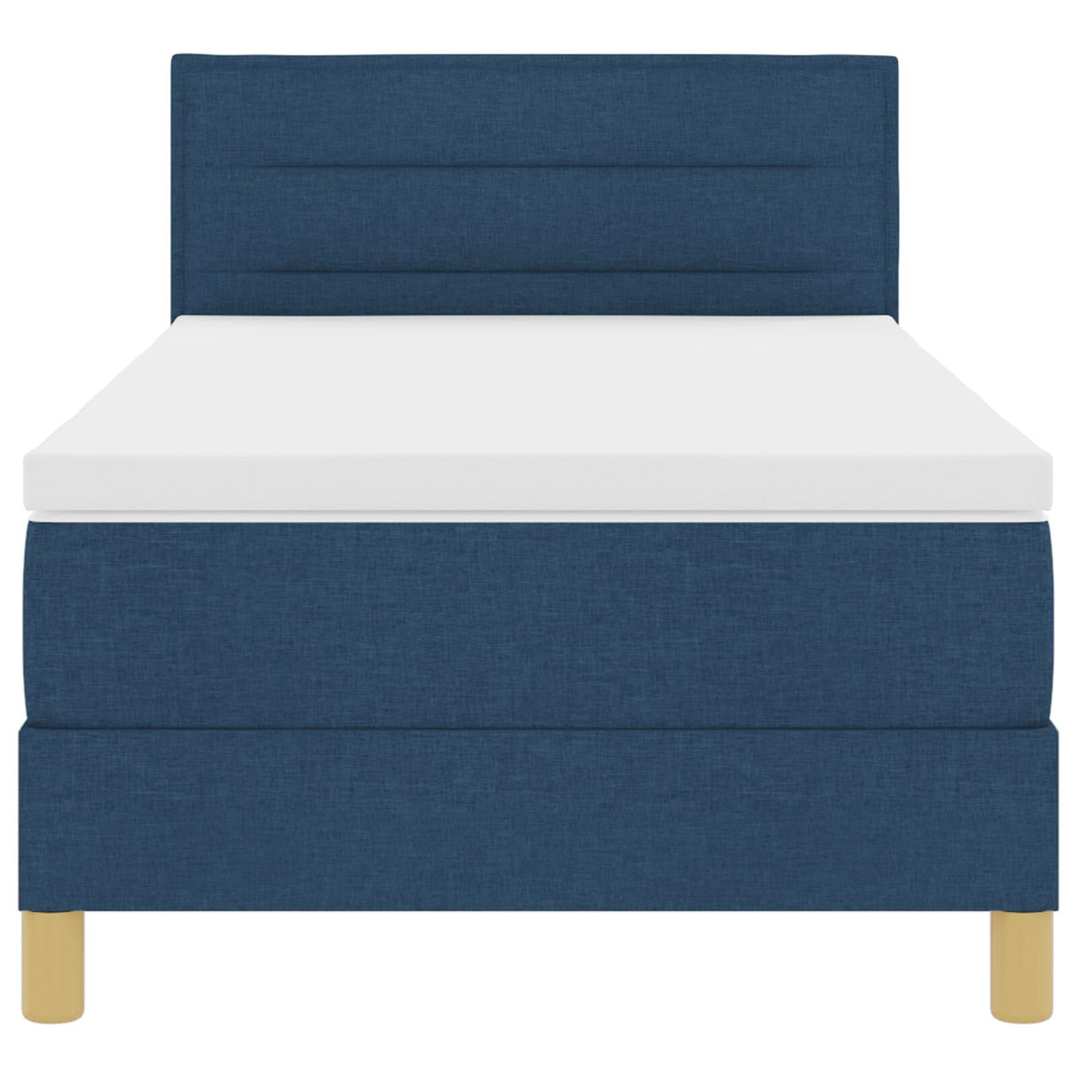Boxspring Bed met Matras Blauw 80x200 cm Stof