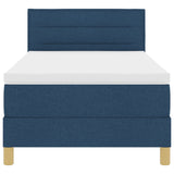 Boxspring Bed met Matras Blauw 80x200 cm Stof