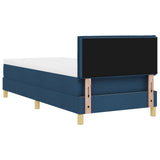 Boxspring Bed met Matras Blauw 80x200 cm Stof