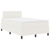 Boxspringbed met Matras Crème Klein Dubbel Corduroy Stof