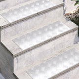 Aluminium Checker Platen 4 stuks Anti-Slip 60x20 cm