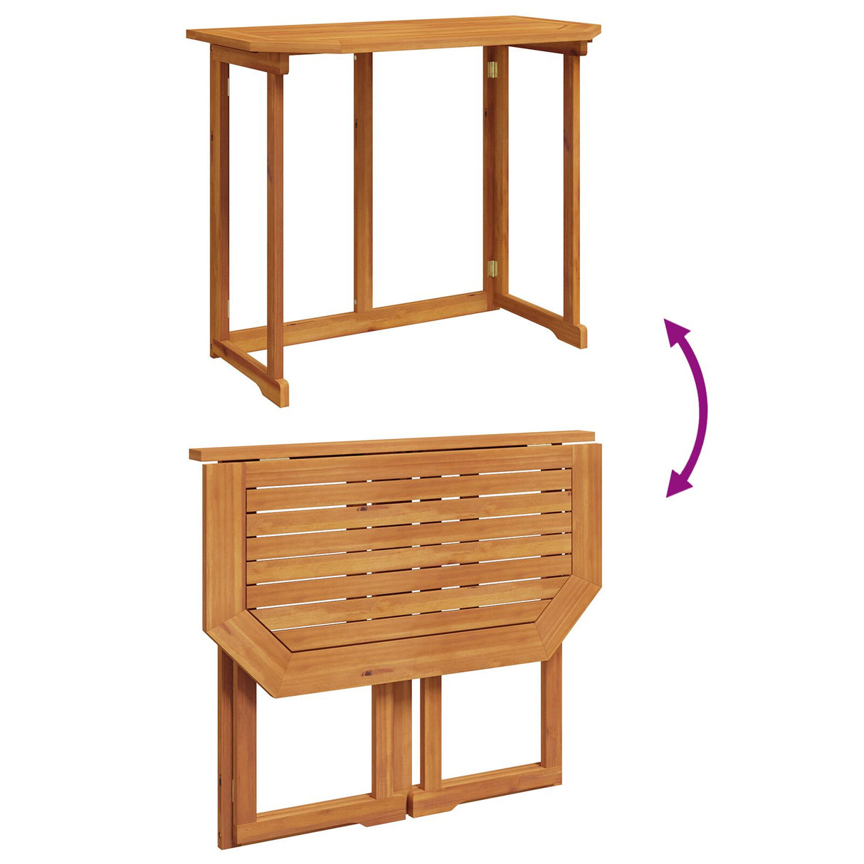 3-delige Tuin Bistro Set met Kussens van Massief Acaciahout