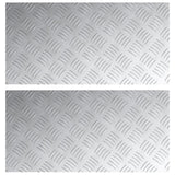 Aluminium Geweven Platen 2 stuks Anti-slip 60x30 cm