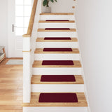 Trapmatten met Latex Achterkant Bordeaux 25x60 cm
