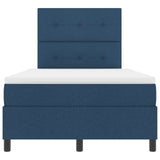 Boxspringbed met Matras in Blauw, Klein dubbel stof