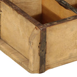 Dienbladen 4 stuks 30x14x9 cm Gemaakt van Gerecycled Hout