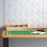 Aluminium Checkerpunt 4 stuks Antislip 50x20 cm