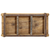 Bakje 30x14x9 cm Massief Hout Gerecycled