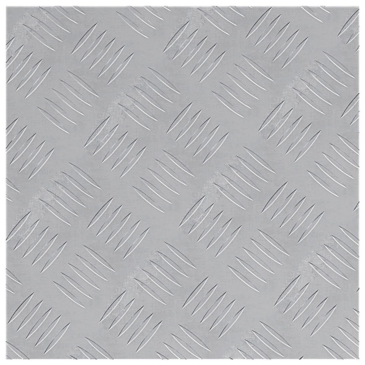 Aluminium Checker Platen 4 stuks Antislip 40x40 cm