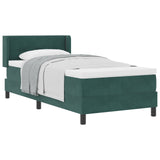 Boxspringbed met Matras Donkergroen 90x190 cm Fluweel