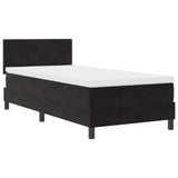 Boxspring Bed met Matras Zwart 80x200 cm Fluweel