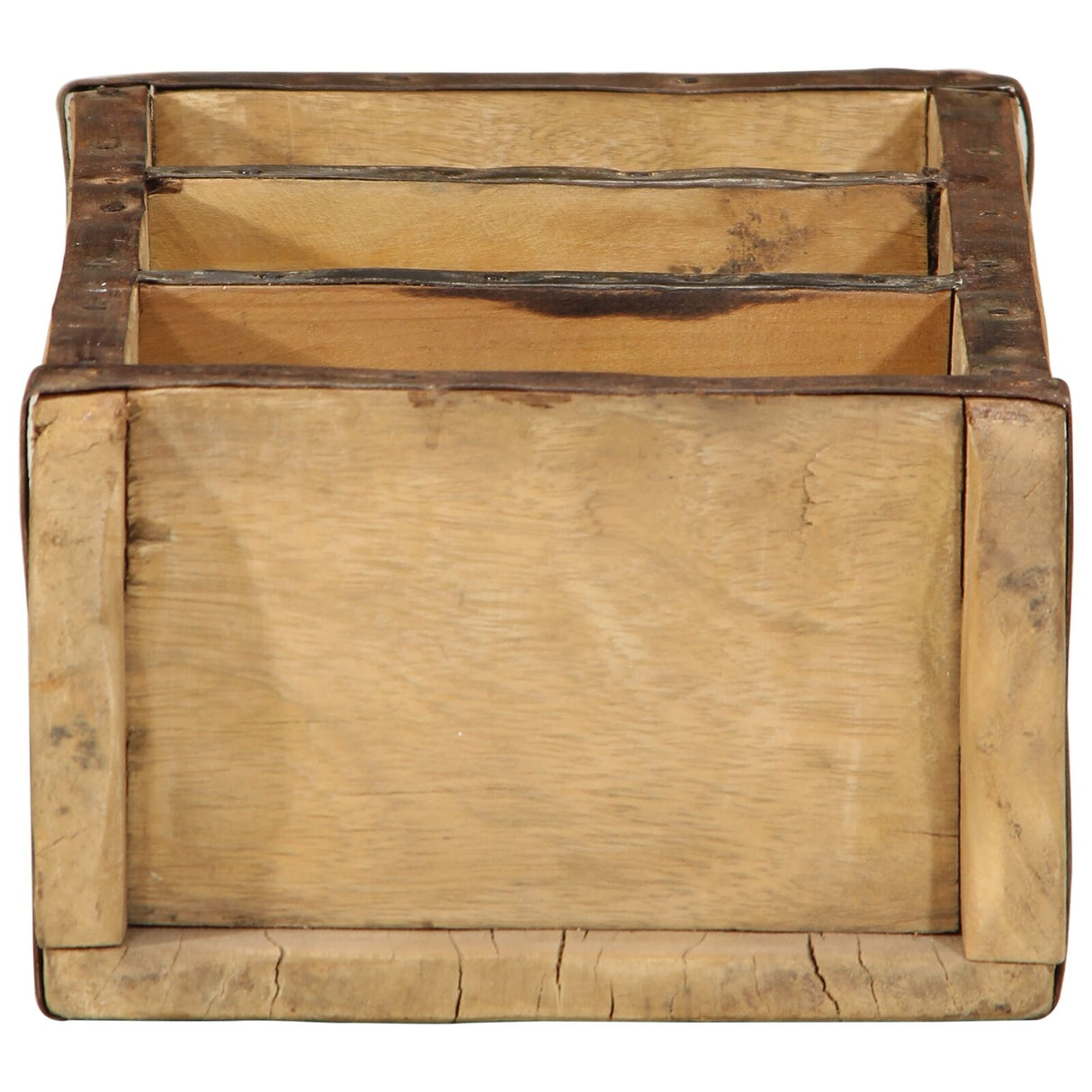 Dienbladen 4 stuks 30x14x9 cm Gemaakt van Gerecycled Hout