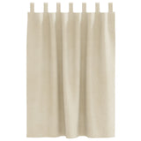 Blackout Gordijnen met Hanging Lussen 2 stuks Crème Velours