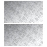 Aluminium Anti-Slip Checker Plates 2 st 70x40 cm