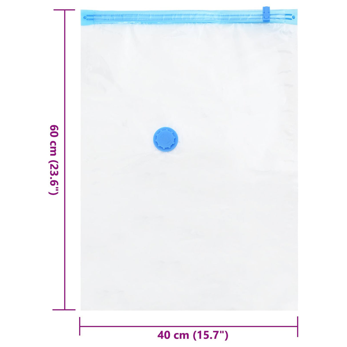 Vacuum Opslagzakken 5-pack 60x40 cm