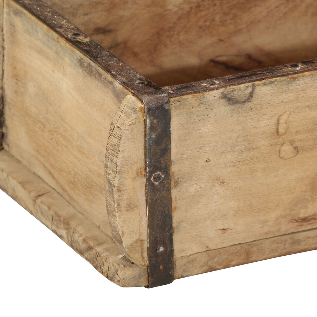 Dienbladen 4 stuks 30x15x9 cm Massief Hout Gerecycled