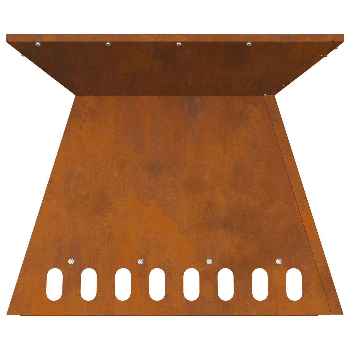 Vuurkorf 48x48x40 cm Weerbestendig Staal