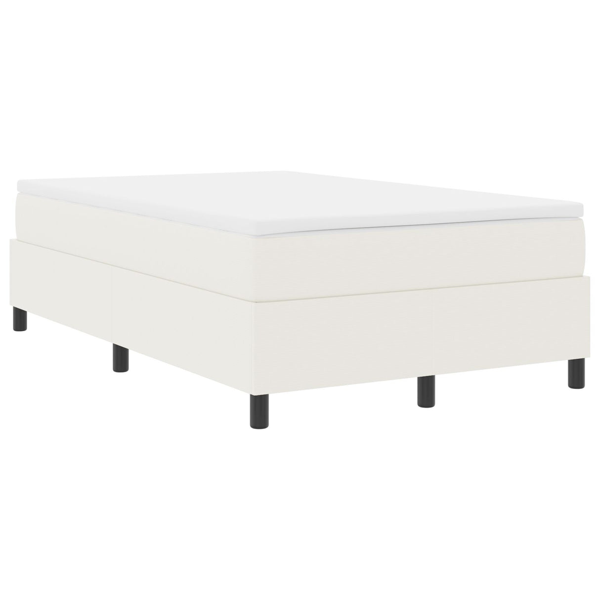 Boxspringbed met Matras Crème Klein Dubbel Corduroy Stof