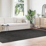 Shaggy Tapijt met Latex Onderkant Donkergrijs 240x340 cm