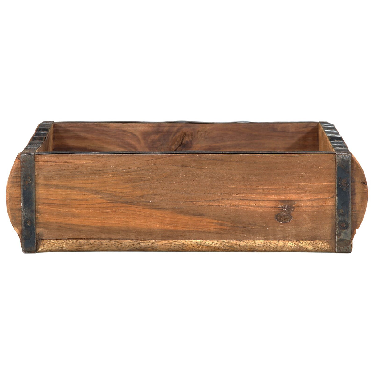 Dienbladen 4 stuks 31x29x10 cm Massief Hout Gerecycled