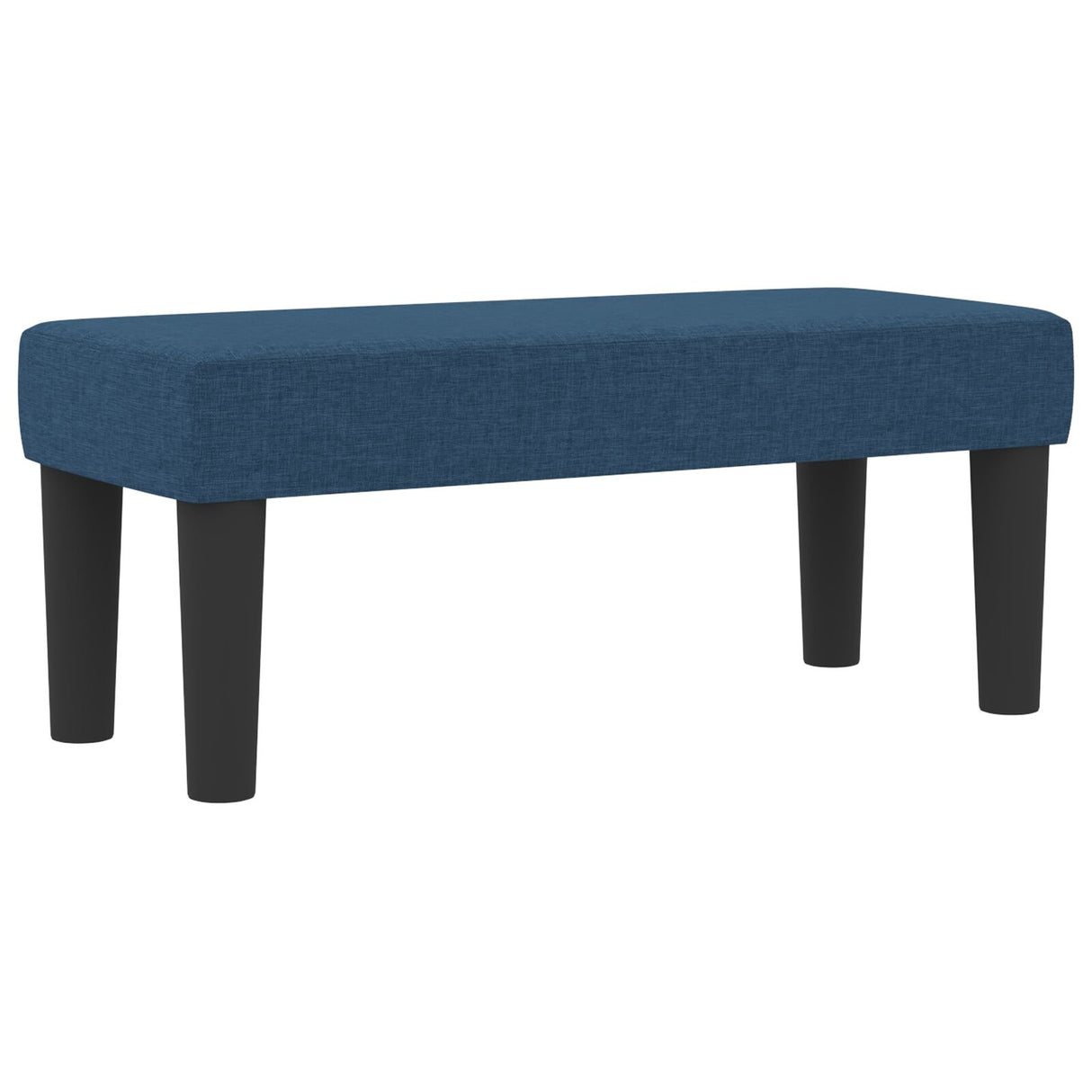 Boxspringbed met Matras & Bank Blauw 90x190 cm Stof