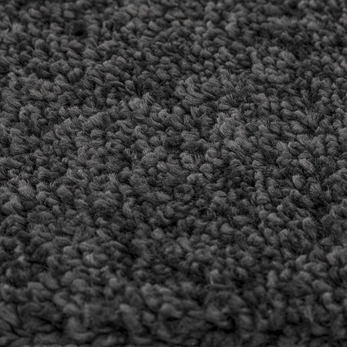 Shaggy Vloerkleed met Latex Achterkant Donkergrijs 200x200 cm