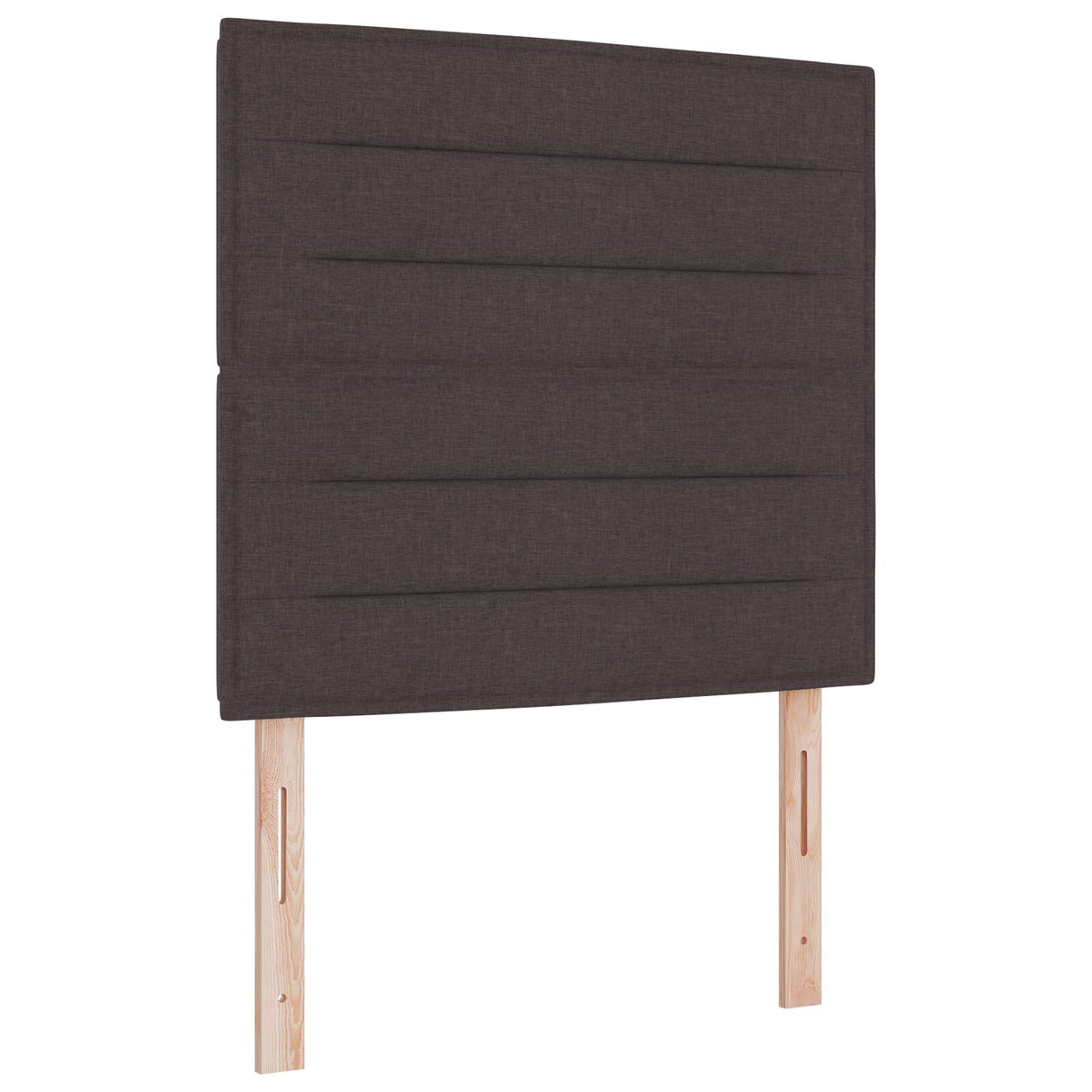 LED Hoofdbord Donkerbruin 100 cm Stof